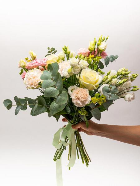 Eustoma Mix z Różą