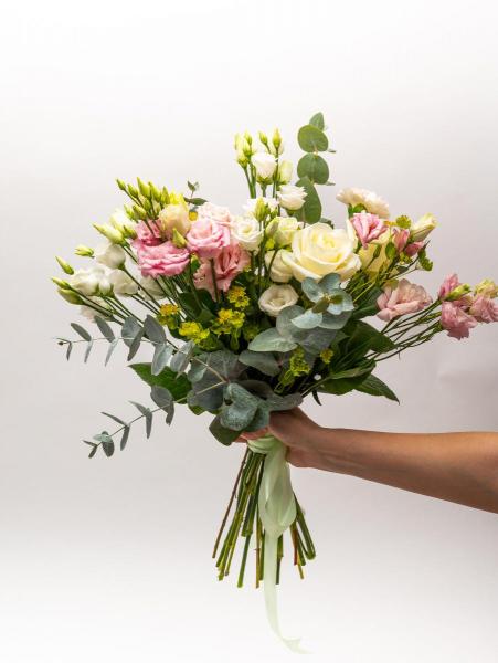 Eustoma Mix z Różą