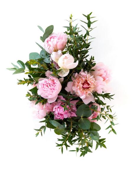 Peonia Boho różowy box