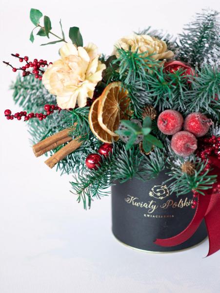 Świąteczny Flower Box z cytryną i cynamonem