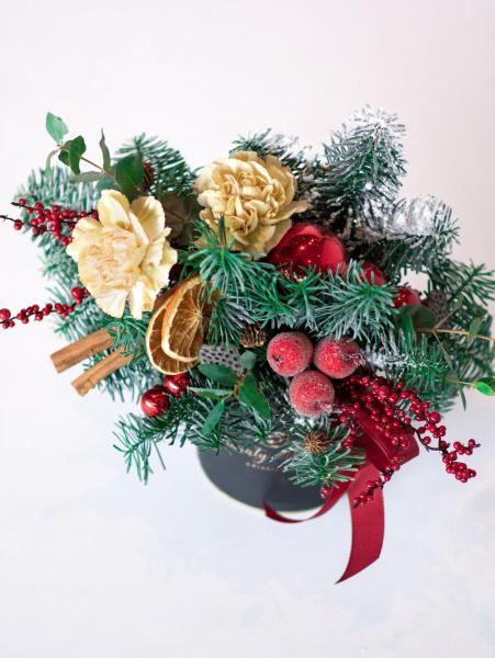 Świąteczny Flower Box z cytryną i cynamonem