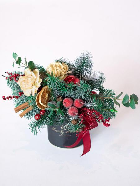 Świąteczny Flower Box z cytryną i cynamonem